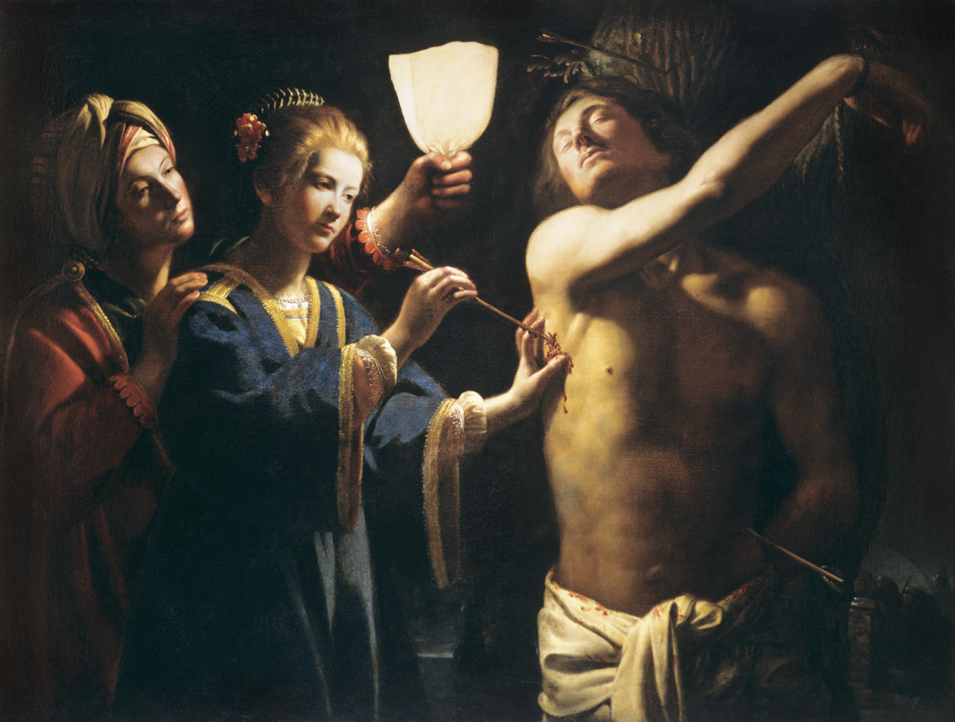 Saint Sébastien soigné par Irène©Musée des Beaux-Arts-mairie de Bordeaux. Cliché L. Gauthier